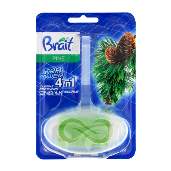 Brait Xtra Power Kostka toaletowa do WC w koszyku -  Pine  40g