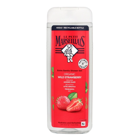 Le Petit Marseillais Żel pod prysznic Bio Dzika Truskawka 400ml