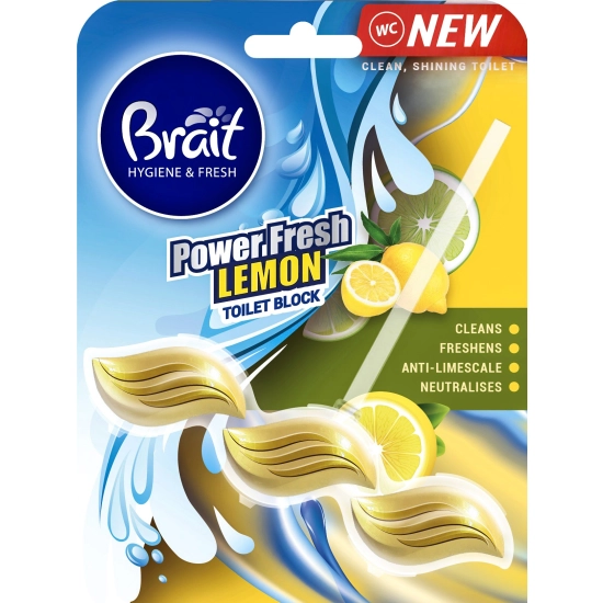 DRAM BRAIT Kostka do wc Fresh Lemon 39g