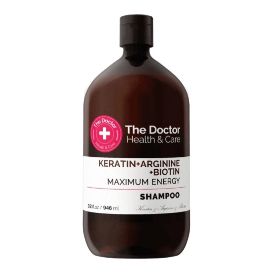 THE DOCTOR Health & Care Szampon wzmacniający do włosów Keratyna + Arginina + Biotyna 946 ml