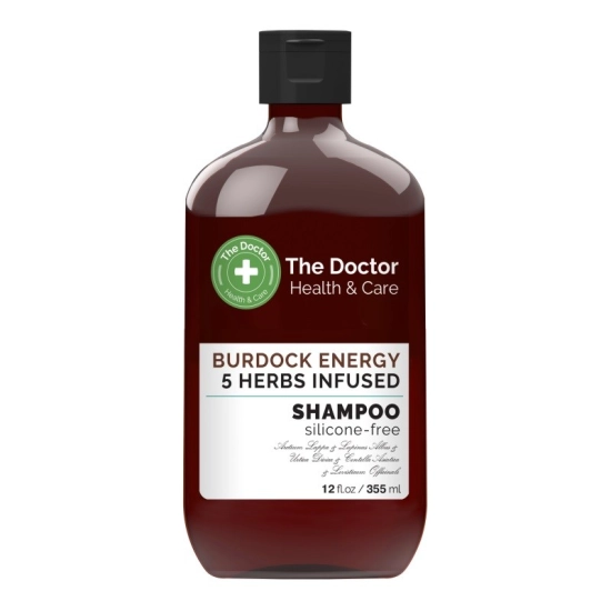 THE DOCTOR Health & Care Szampon do włosów Energia Łopianu + 5 Ziół  355 ml