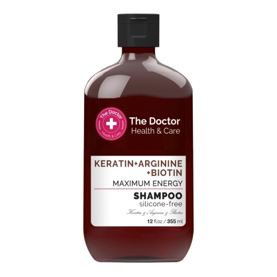 THE DOCTOR Health & Care Szampon wzmacniający do włosów Keratyna + Arginina + Biotyna 355 ml