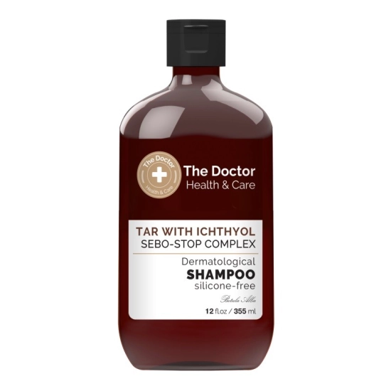 THE DOCTOR Health & Care Szampon przeciw przetłuszczaniu włosów Dziegieć + Ichtiol 355 ml