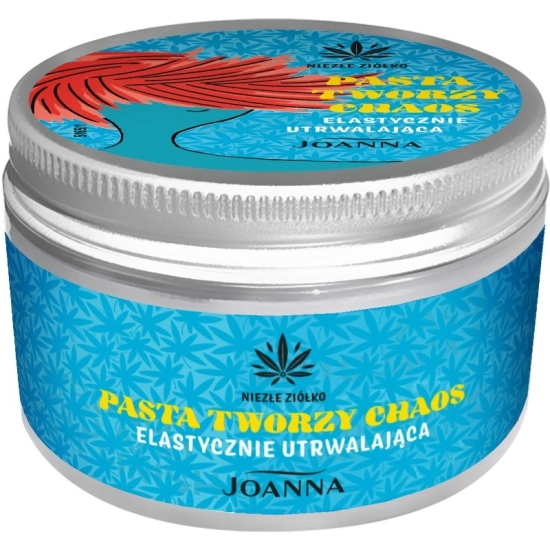 JOANNA Niezłe Ziółko Elastycznie Utrwalająca Pasta do włosów "Pasta Tworzy Chaos" 100g