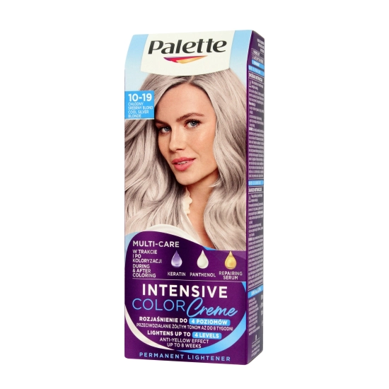 Palette Intensive Color Creme Multi Care Krem koloryzujący nr 10-19 Chłodny Srebrny Blond  1op.