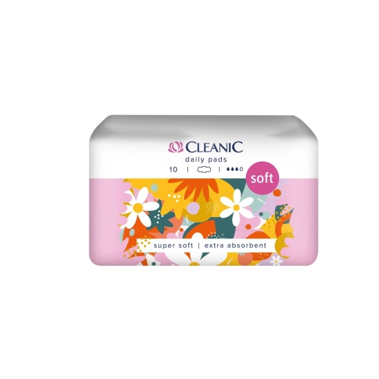 CLEANIC Podpaski higieniczne Soft - na dzień 1op.-10szt