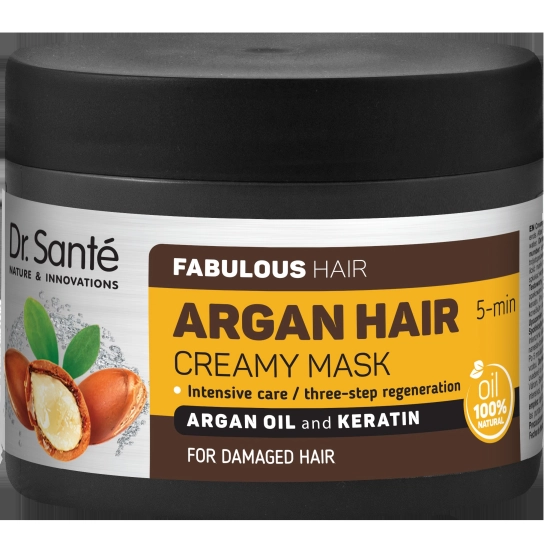 ELFA Dr Sante Maska- krem  Argan Hair uszkodz