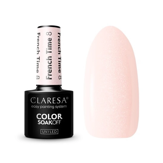 Claresa N Lakier hybrydowy French-Time 8 5g