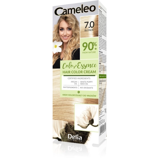 DELIA COSMETICS Cameleo Color Essence Krem koloryzujący nr 7.0 - blonde  1op.
