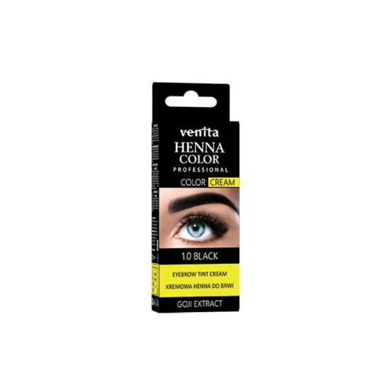 VENITA henna do brwi w kremie Czarna