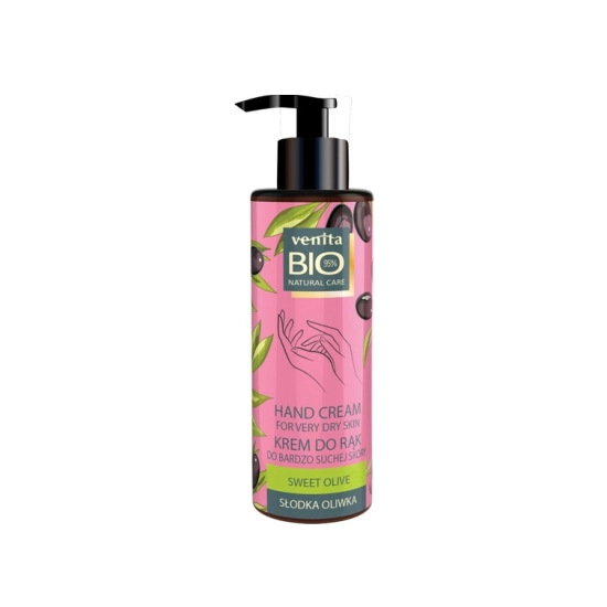 VENITA Bio Natural Care Krem do rąk do skóry bardzo suchej - Słodka Oliwka 100ml