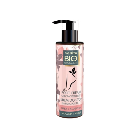 VENITA Bio Natural Care Krem do stóp na pękające pięty - Mocznik+Aloes 100ml