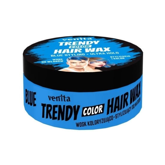VENITA TRENDY WOSK DO WŁOSÓW KOLOR NIEBIESKI 100 ML