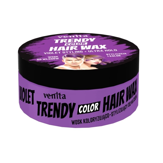 WOSK DO WŁOSÓW VENITA TRENDY KOLOR FIOLETOWY 150ML