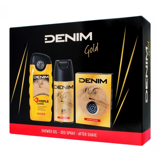 DENIM ZESTAW 3-elem GOLD