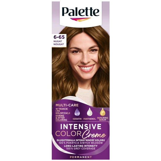 Palette Intensive Color Creme Krem koloryzujący nr 6-65 (W5) - nugat  1op.