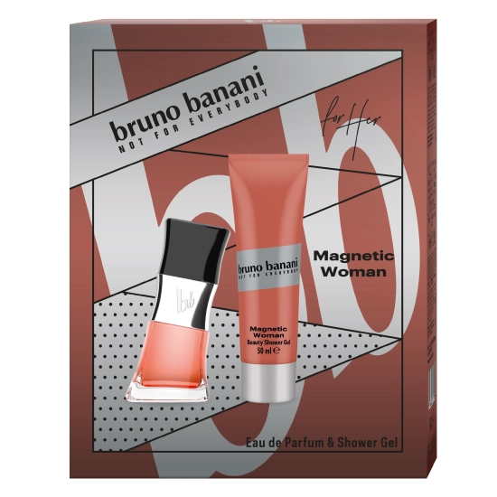 BRUNO BANANI Zestaw prezentowy Magnetic Woman (Woda perfumowana 30ml+Żel pod prysznic 50ml))