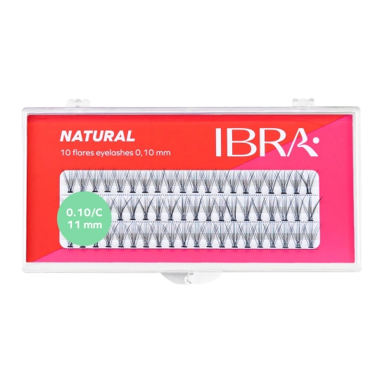 IBRA Kępki rzęs NATURAL 0.10-C-11mm  1op.