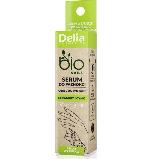 DELIA COSMETICS Odbudowujące serum do paznokci Bio Nails z ceramidami i cynkiem 11ml