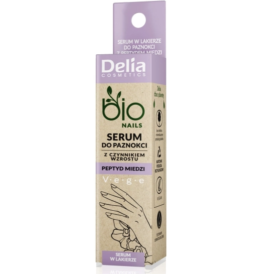 DELIA COSMETICS Peptydowe serum do paznokci Bio Nails z czynnikiem wzrostu 11ml