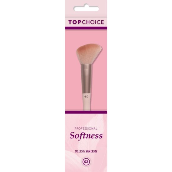 TOP CHOICE Professional Pędzel Softness nr 02 - do różu,bronzera i rozświetlacza (30031) 1szt