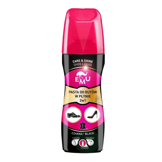 EMU Care & Shine Pasta do butów w płynie - czarna 75ml