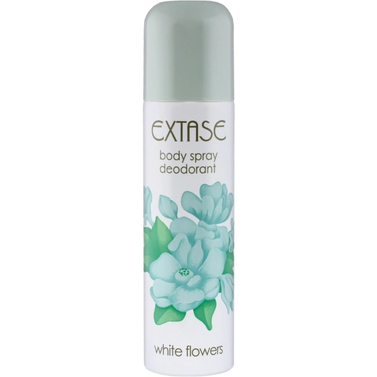 EXTASE Dezodorant body spray WHITE FLOWERS 150ml