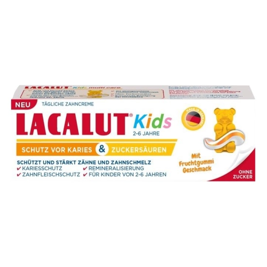 LACALUT Kids Pasta do zębów dla dzieci od 2-6 lat 55ml