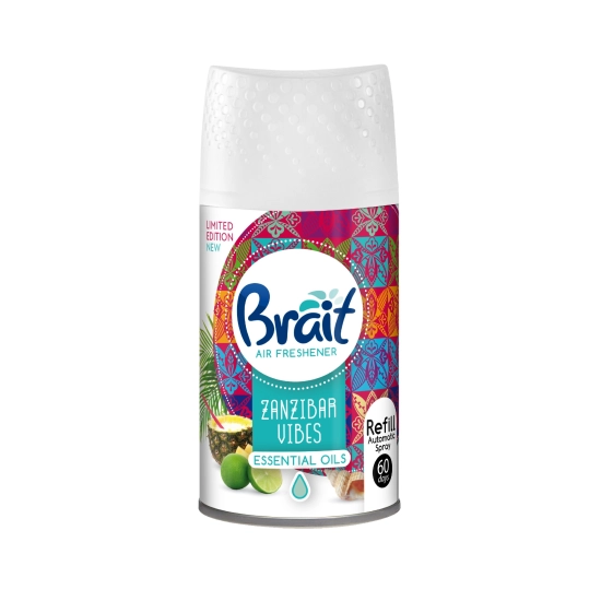 BRAIT Odświeżacz powietrza zapas automat Zanzibar Vibes 250 ml