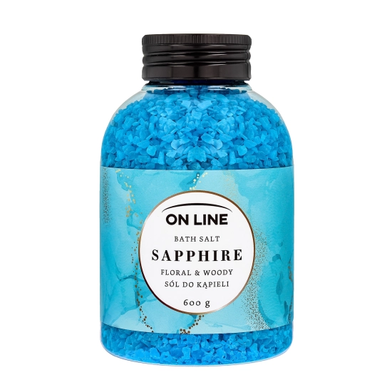 ON LINE Sól do kąpieli Sapphire - Floral & Woody 600g