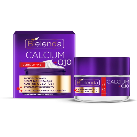 BIELENDA CALCIUM+Q10 Krem napinający kontur ust i oczu 15ml