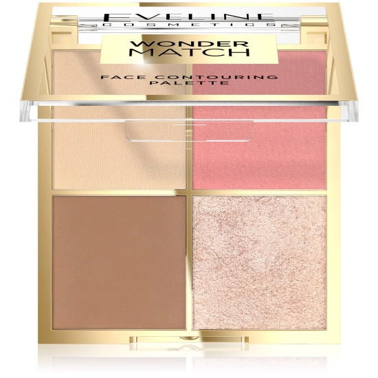EVELINE Wonder Match Paleta do konturowania twarzy nr 02