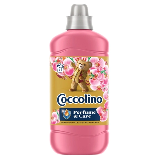 COCCOLINO Perfume & Care Płyn do płukania tkanin Honeysuckle&Sandalwood  1275ml (51 prań)