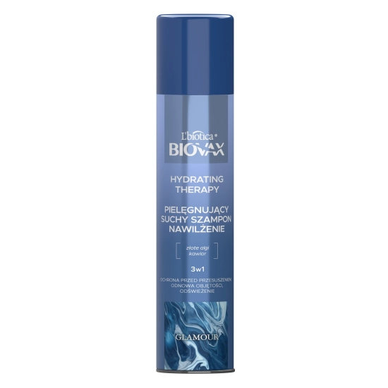 L'BIOTICA BIOVAX Glamour Pielęgnujący Suchy Szampon nawilżenie 3w1 - Hydrating Therapy