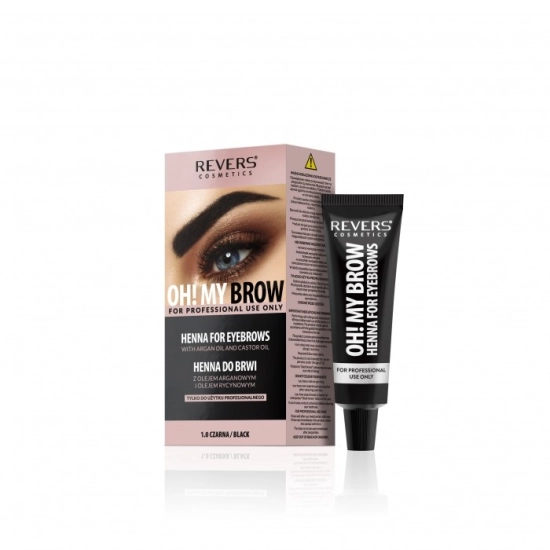 REVERS Henna kremowa do brwi OH!MY BROW czarna
