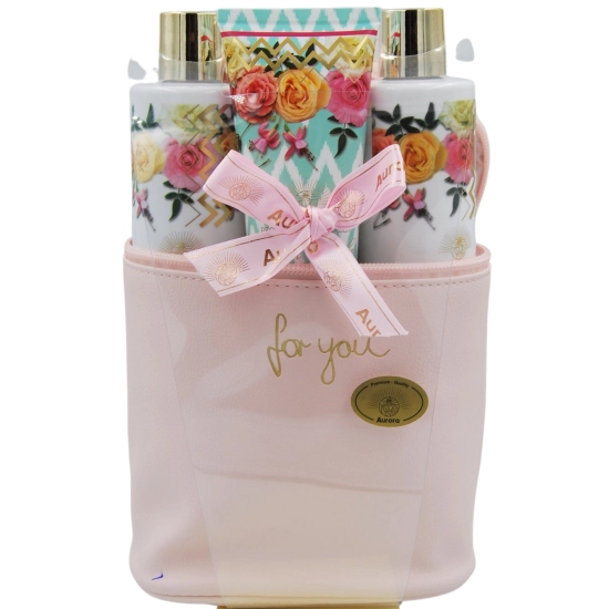 AURORA Zestaw prezentowy dla kobiet "Peony&Cherry Amber " - kosmetyczka