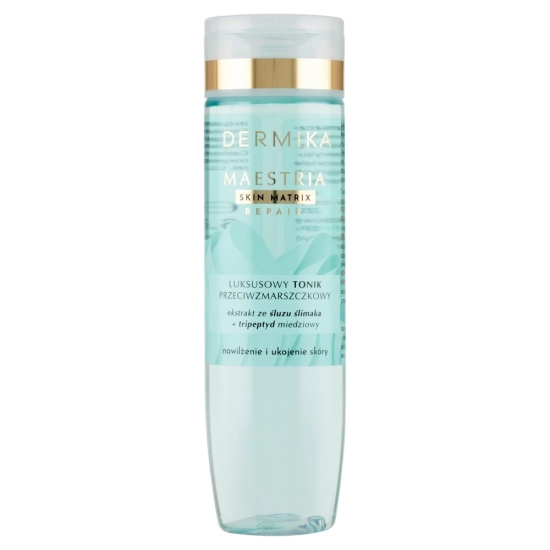 DERMIKA Maestria Skin Matrix Repair Luksusowy Tonik przeciwzmarszczkowy z ekstraktem ze śluzu ślimaka 200ml