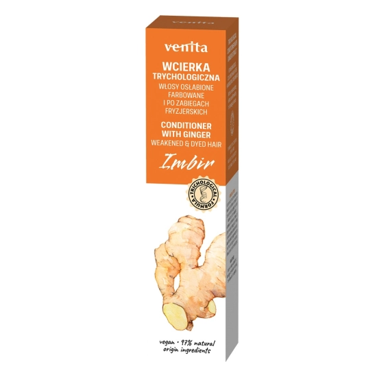 VENITA Trichological Formula Wcierka trychologiczna Imbir - do włosów osłabionych,farbowanych i po zabiegach fryzjerskich 100ml