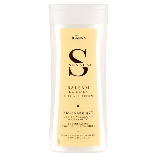 JOANNA SENSUAL Balsam do ciała odżywczo-regenerujący z olejkiem arganowym 200 ml