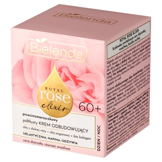 BIELENDA ROYAL ROSE ELIXIR Krem 60+ półtłusty 50ml