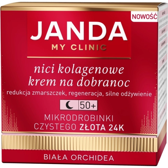 JANDA MY CLINIC Nici Kolagenowe Krem na dobranoc 50+  50ml