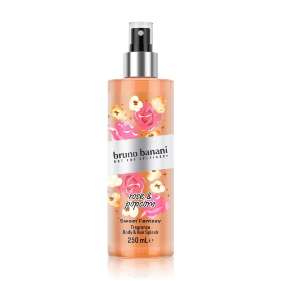 BRUNO BANANI Body Mist Candy Fantasy Mgiełka do ciała Popcorn & Rose 250 ml