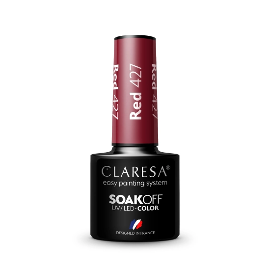 CLARESA Lakier hybrydowy Red nr 427  5g