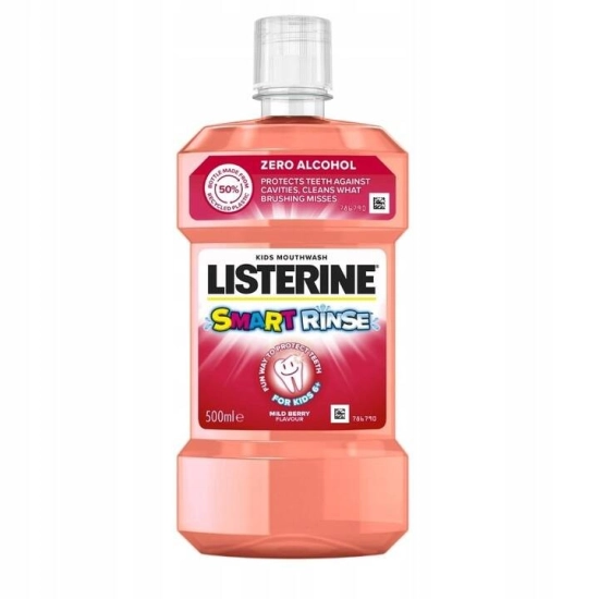 LISTERINE SMART RINSE WANILIOWY PŁYN DO PŁUKANIA UST 500ML