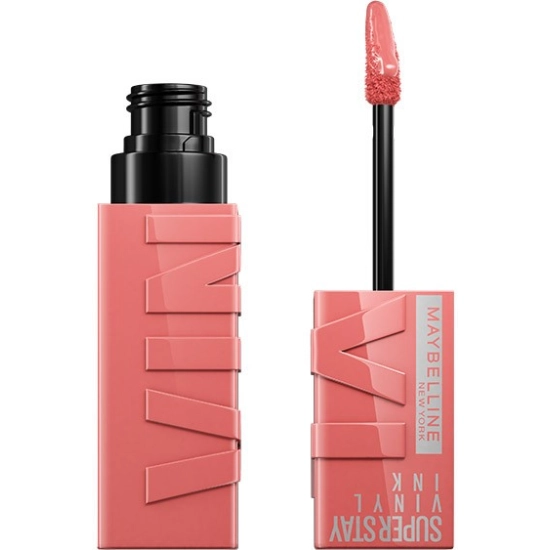 MAYBELLINE Super Stay Vinyl Ink Winylowa Pomadka w płynie nr 100 Charmed 4.2ml