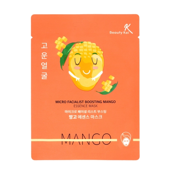 BEAUTY KEI Maseczka na płachcie z ekstraktem z MANGO 07.2024