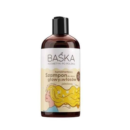 SOLVERX Baśka Humektanowy szampon do włosów - jaśminowy 500 ml