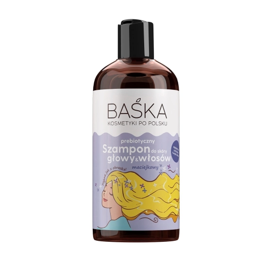 SOLVERX Baśka Prebiotyczny szampon do włosów - maciejkowy 500 ml