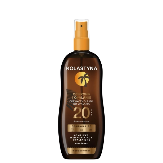 SAR KOL.OP Olejek d/opalania spray SPF20 150ml new
