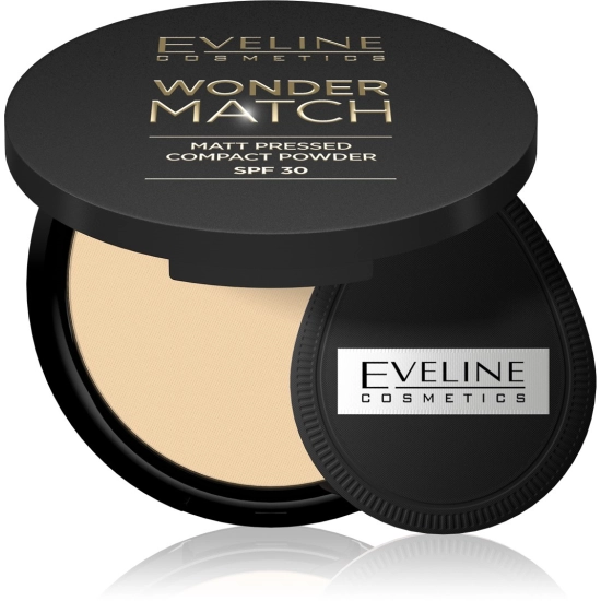 EVELINE Wonder Match Matujący Puder prasowany SPF30 nr 02  8 g